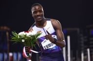 Letsile Tebogo of Botswana during the 2025 Diamond League in Doha, Qatar. (Photo by Getty Images)